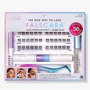 NWT Kiss Falscara Lash Starter Kit